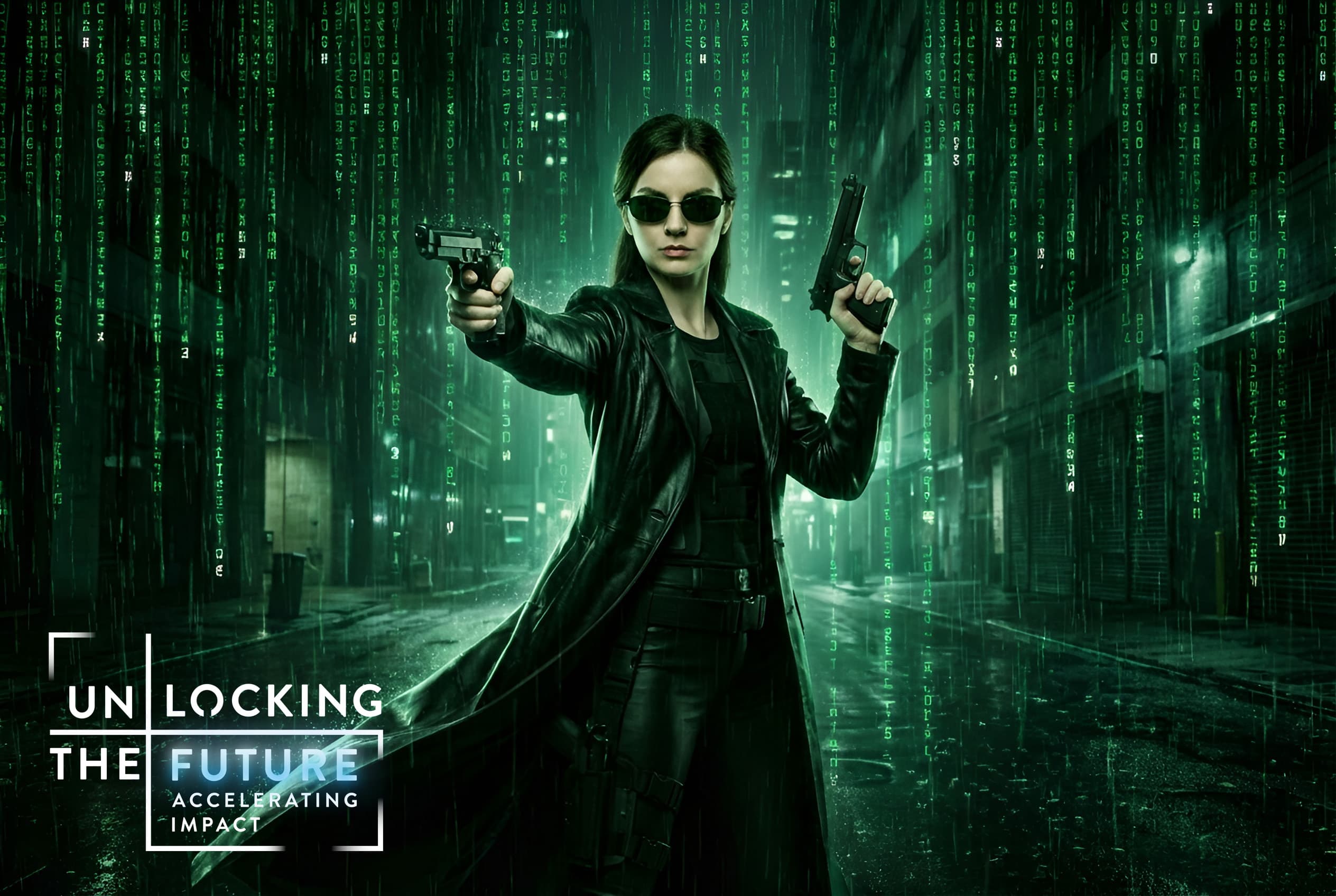 Resultado AI branded estilo Matrix